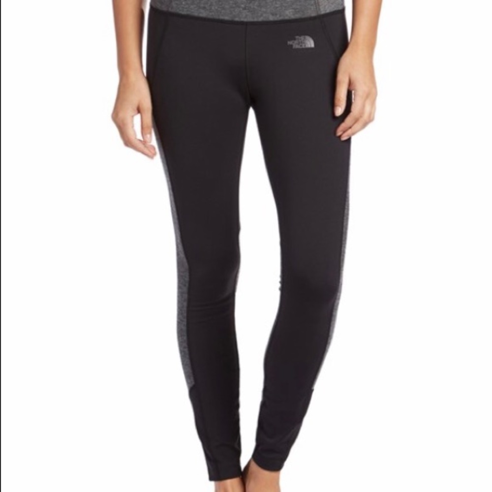 North Face colorblock motivational leggings